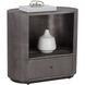 Siena 30 X 28 inch Gunmetal Night Stand